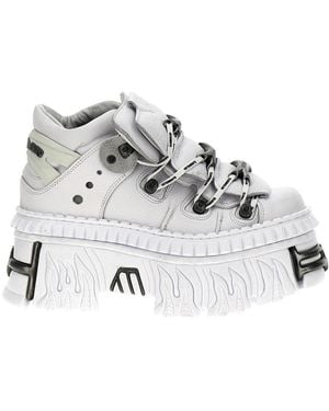 Vetements X New Rock Platform Sneakers - Metallic
