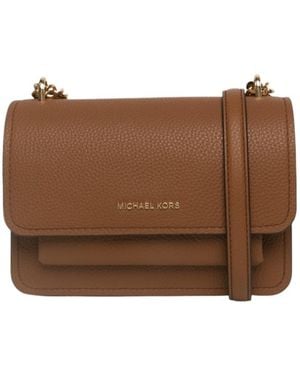 MICHAEL Michael Kors Flap Shoulder Bag - Brown