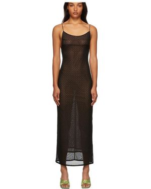 Miaou Hollowed-Out Slim Dress - Multicolor