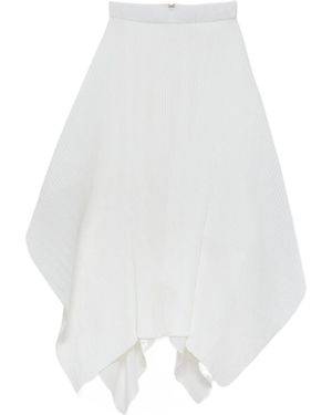 JW Anderson Jw Anderson Pleated Skirt - White