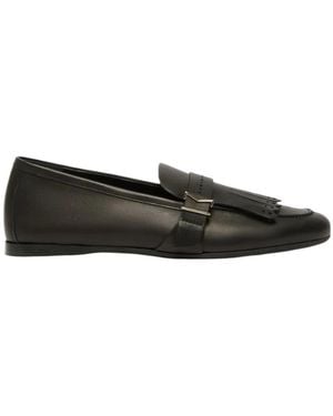Max Mara Tassel Loafers - Black