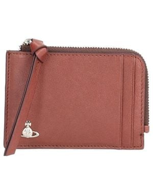 Vivienne Westwood Zip-Around Card Wallet - Red