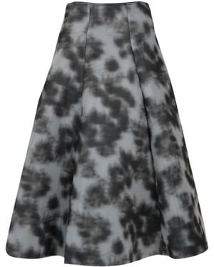 Philosophy Di Lorenzo Serafini Printed Half-Length Skirt - Grey