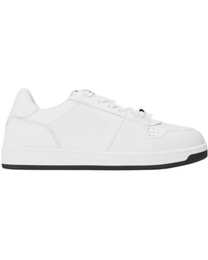 Versace Logo Low-Top Trainers - White