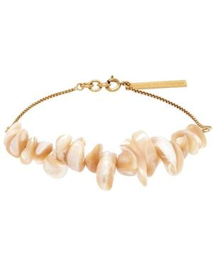 Dries Van Noten Shell Bead Bracelet - Metallic