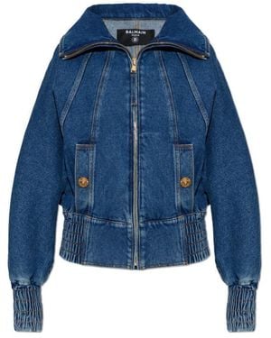 Balmain Denim Jackets - Blue