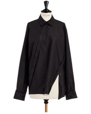 Dior Blouse With Oblique Closure - Black