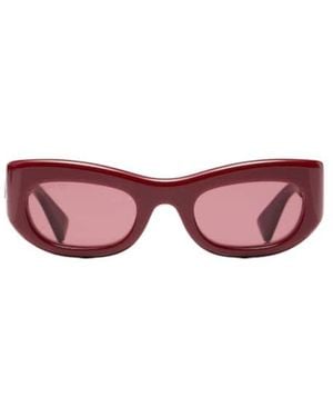 Gucci Logo Rectangular Sunglasses - Pink