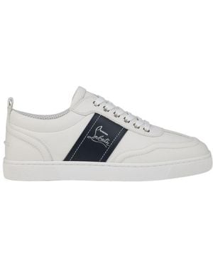 Christian Louboutin Logo Panel Low-Top Trainers - Grey