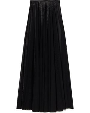 Norma Kamali Light Tulle Dress - Black