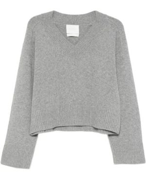 Citizens of Humanity V-Neck Wool Jumper - Grey