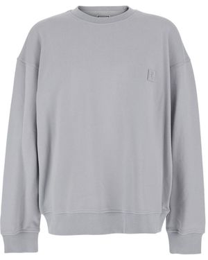 WOOYOUNGMI Floral Motif Crewneck Jumper - Grey