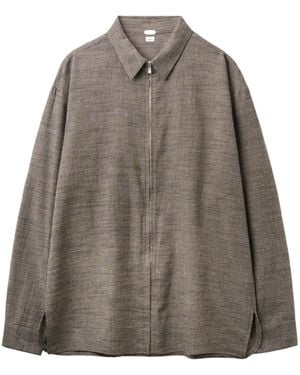 Post Archive Faction PAF Zip Shirt - Brown