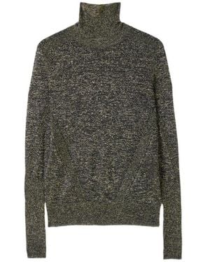 JOSEPH Leblanc Roll-Neck Sweater - Green