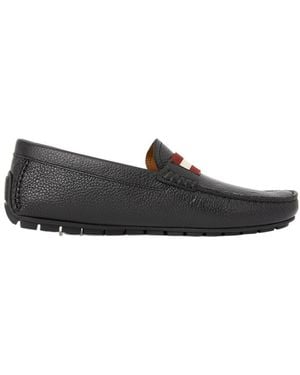 Bally Round-Toe Loafers - Black