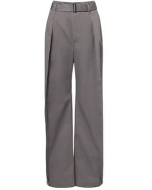 Lemaire Minimalist Loose Trousers - Grey