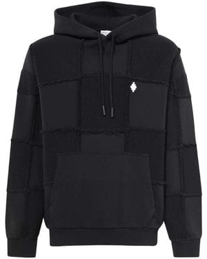 Marcelo Burlon Cross Inside Out Hoodie - Blue