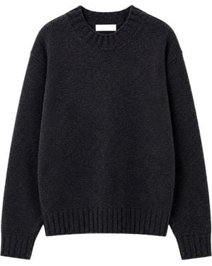 DUNST Long-Sleeve Crew-Neck Knit Top - Blue