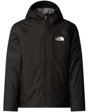 The North Face Logo-Print Hooded Jacket - Black