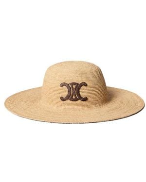 Celine Triomphe Hat - White