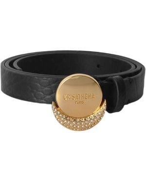 Crisathena Logo Belt - Black
