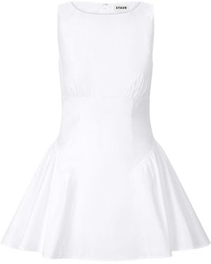 STAUD Gwen Mini Dress - White
