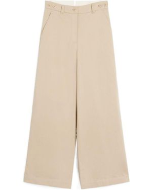 Weekend by Maxmara Wide-Leg Trousers - Natural