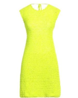Ganni Sleeveless Knit Dress - Yellow
