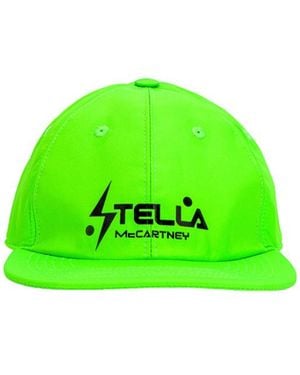 Stella McCartney Logo-Print Cap - Green