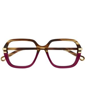 Chloé Chloé Eyewear Rectangle Frame Glasses - White