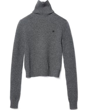 Celine Turtleneck Jumper - Grey