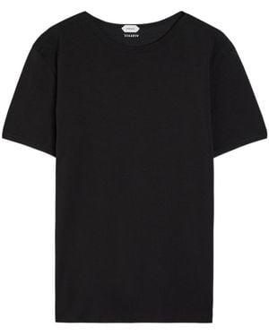 Versace Stretch-Cotton T-Shirt - Black