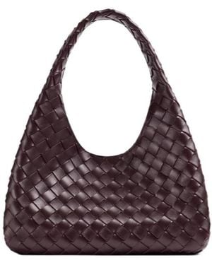 Bottega Veneta Small Campana Shoulder Bag - Brown