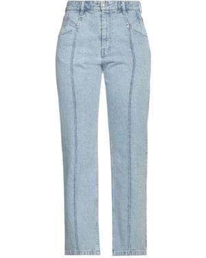 Isabel Marant Light-Colored Straight-Leg Jeans - Blue