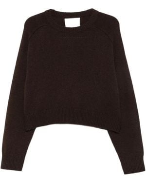 Soft Goat Ribbed-Knit Jumper - Black
