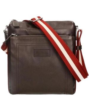 Bally Logo Shoulder Bag - Brown