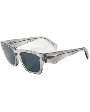 Prada Acetate Square Sunglasses - White