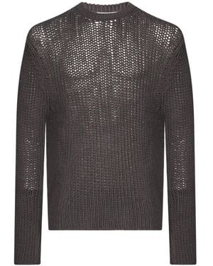 Our Legacy Long-Sleeved Knit Top - Gray