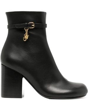 JW Anderson Round-Headed High Heels - Black