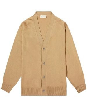 Officine Generale Long-Sleeved Cardigan - Natural