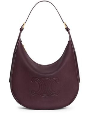 Celine Medium Heloise Shoulder Bag - Purple