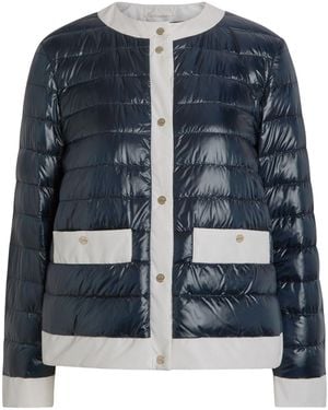 Herno Simple Glossy Jacket - Blue