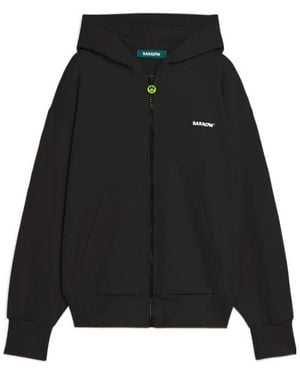 Barrow Zip-Up Hoodie - Black