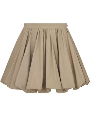 Dior Balloon Miniskirt - Natural