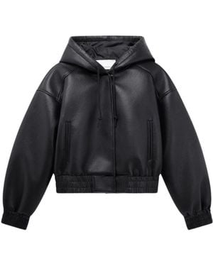Frankie Shop Jackson Hooded Jacket - Black