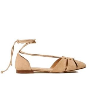 Twinset Cut-Out Ballet Falts - Metallic