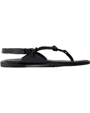St. Agni Woven Leather Sandals - Multicolour