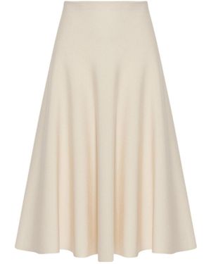The Row Harley Midi Skirt - Natural