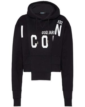 DSquared² Bettter X D2 Sliced Icon Hoodie - Blue