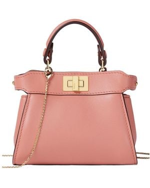 Fendi Nappa Leather Miniature Bag - Pink